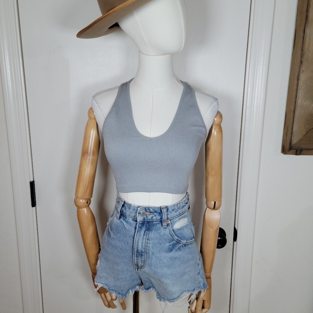 Rolla's Dusters High Rise Slim Shorts Beach Summer Shorts Size 24